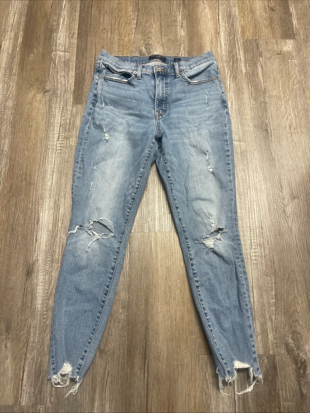 Lucky Brand Women's Jeans High Rise Bridgette Skinny Light Wash Ankle Size 12/31